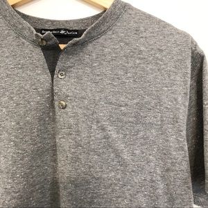Beverly Hills Polo Club Gray Henley T-Shirt